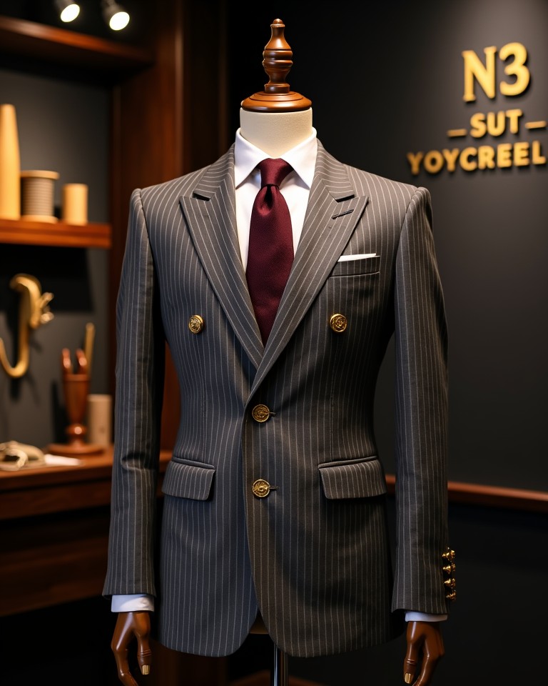 Wool Stripe Suit