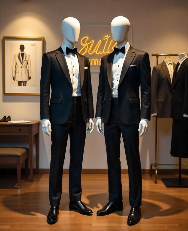 Charcoal Black Suit